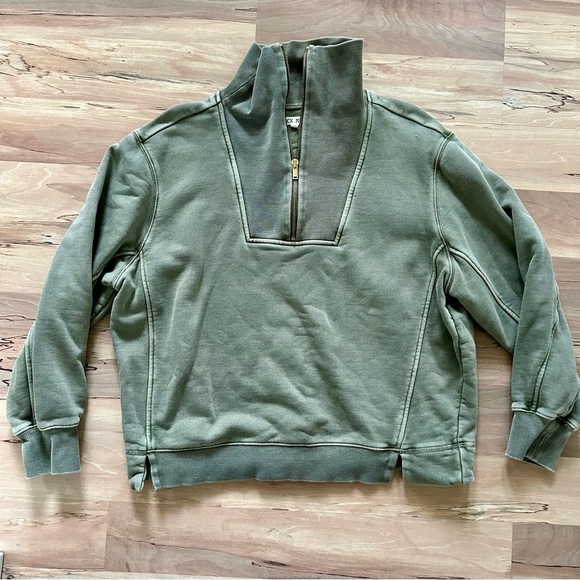 ALEX MILL Crosby cotton-fleece half-zip pullover sweatshirt - Picture 7 of 10